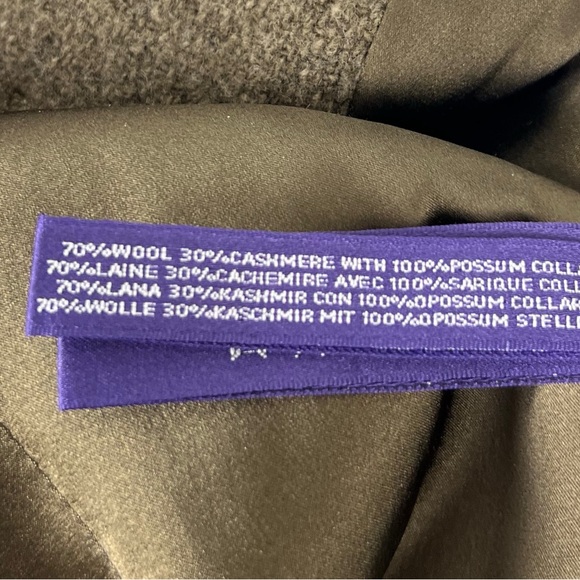Ralph Lauren Purple Label Womens 4 Sweater Cardigan Green Wool Cashmere Jacket - Picture 12 of 12